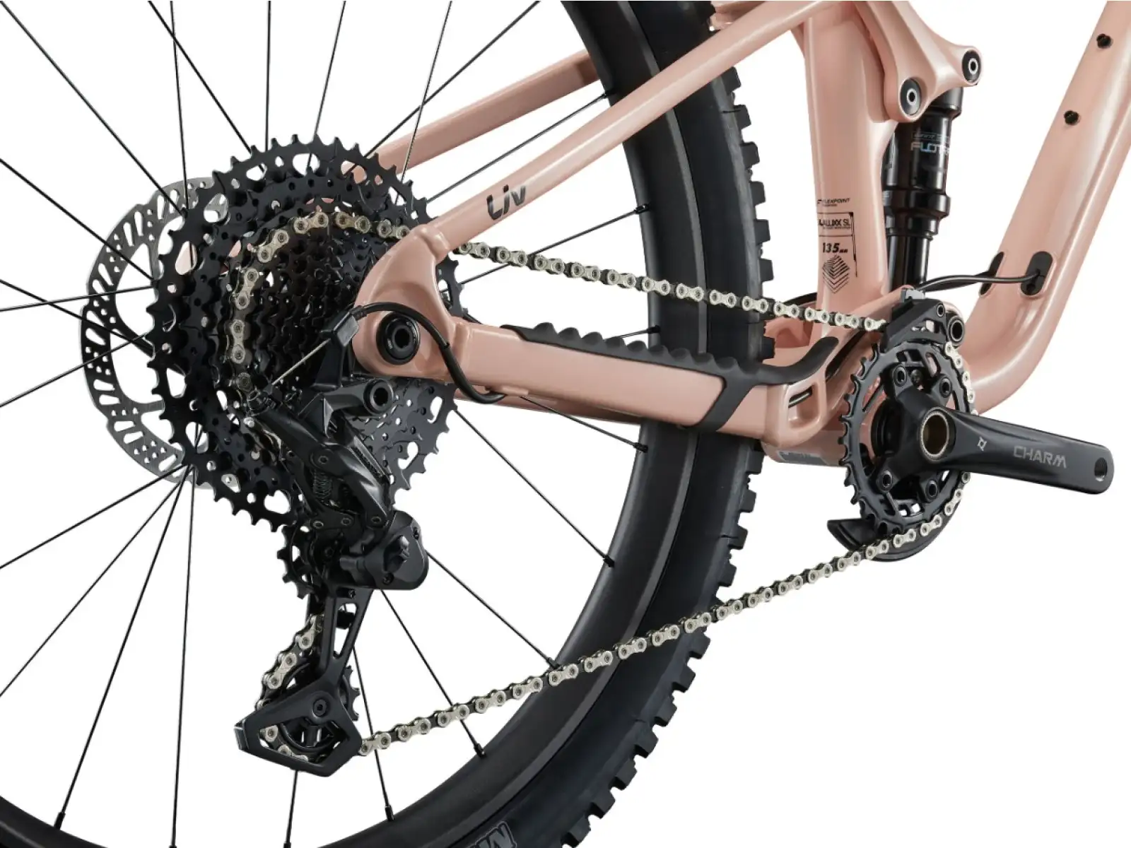 Liv Faith detský celoodpružený bicykel 27,7"/26" Radiant Pink