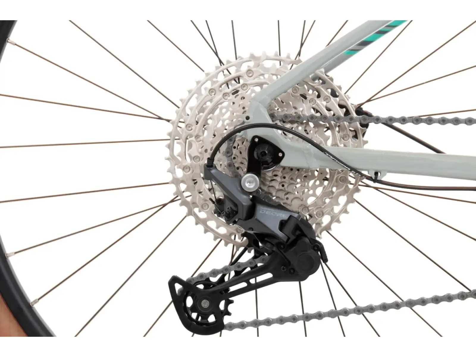 Rock Machine Catherine 60-29 gloss grey/mint green/dark grey horský bicykel