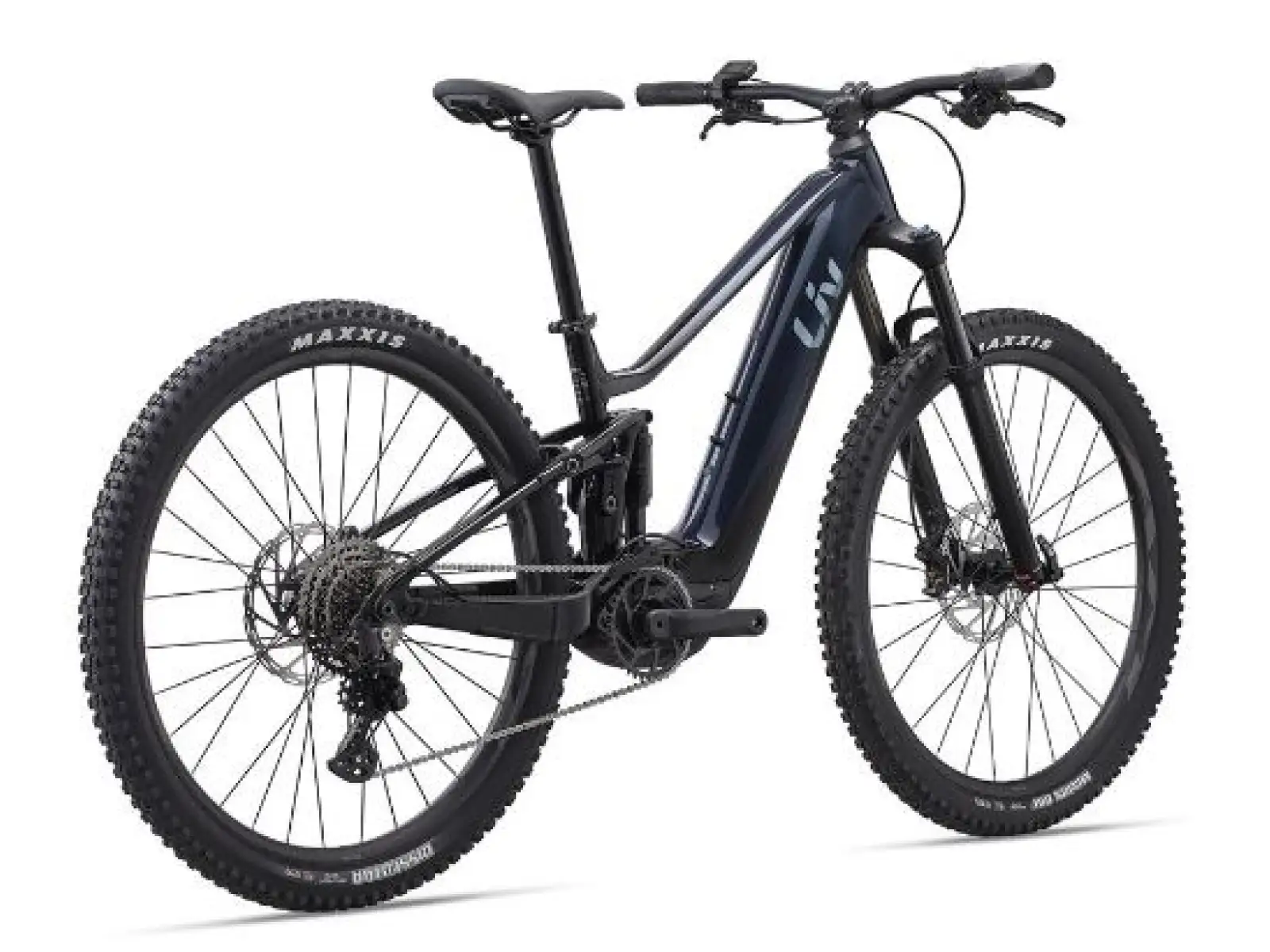 Liv Embolden E+ 2 dámsky celoodpružený elektrobicykel Cosmos Navy