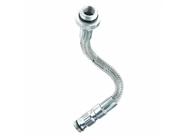 Lezyne CO2 Flex Hose hadička na bombičky strieborná