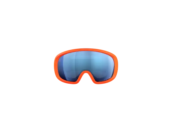 POC Fovea Mid lyžiarske okuliare Zink Orange/Partly Sunny Blue