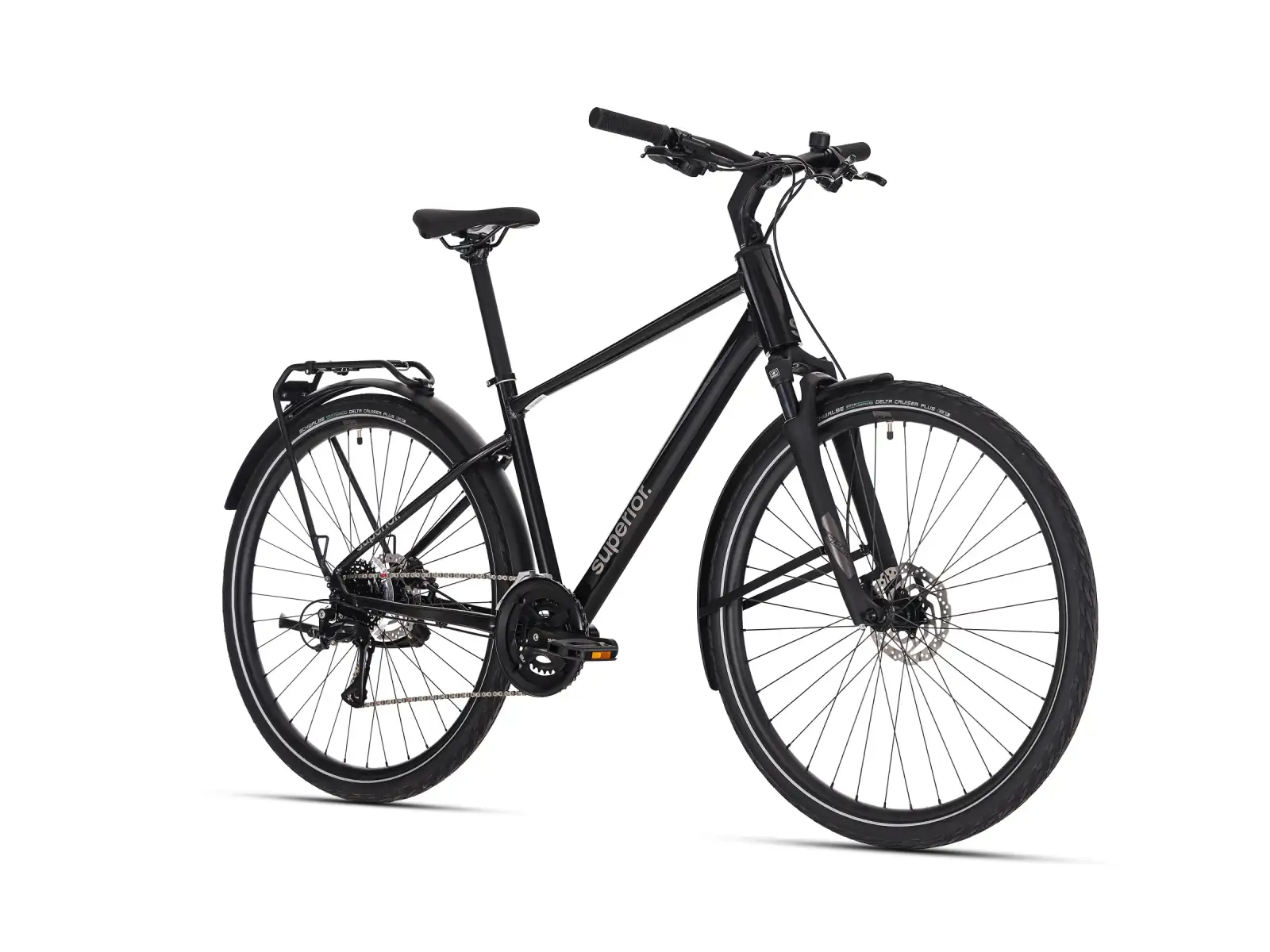 Superior BLOX 6.2 T trekingový bicykel Gloss Metallic Black