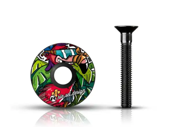 Rie:sel Design Stem:Cap viečko hlavového zloženia flowmingo