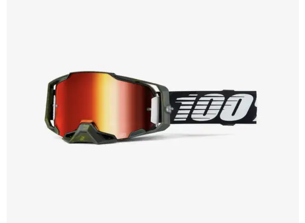 100% Armega MTB okuliare Mirror Red Lens Soledad