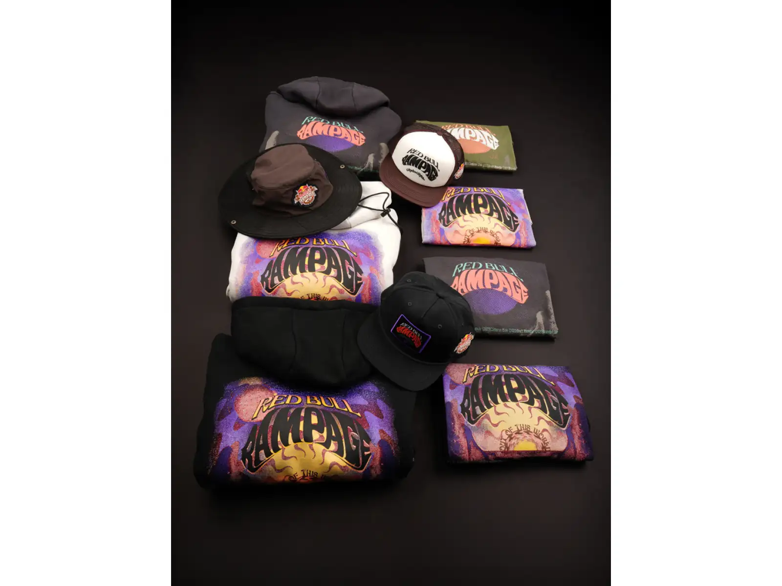 Troy Lee Designs x Red Bull Rampage Valley of Gods pánske tričko krátky rukáv Black