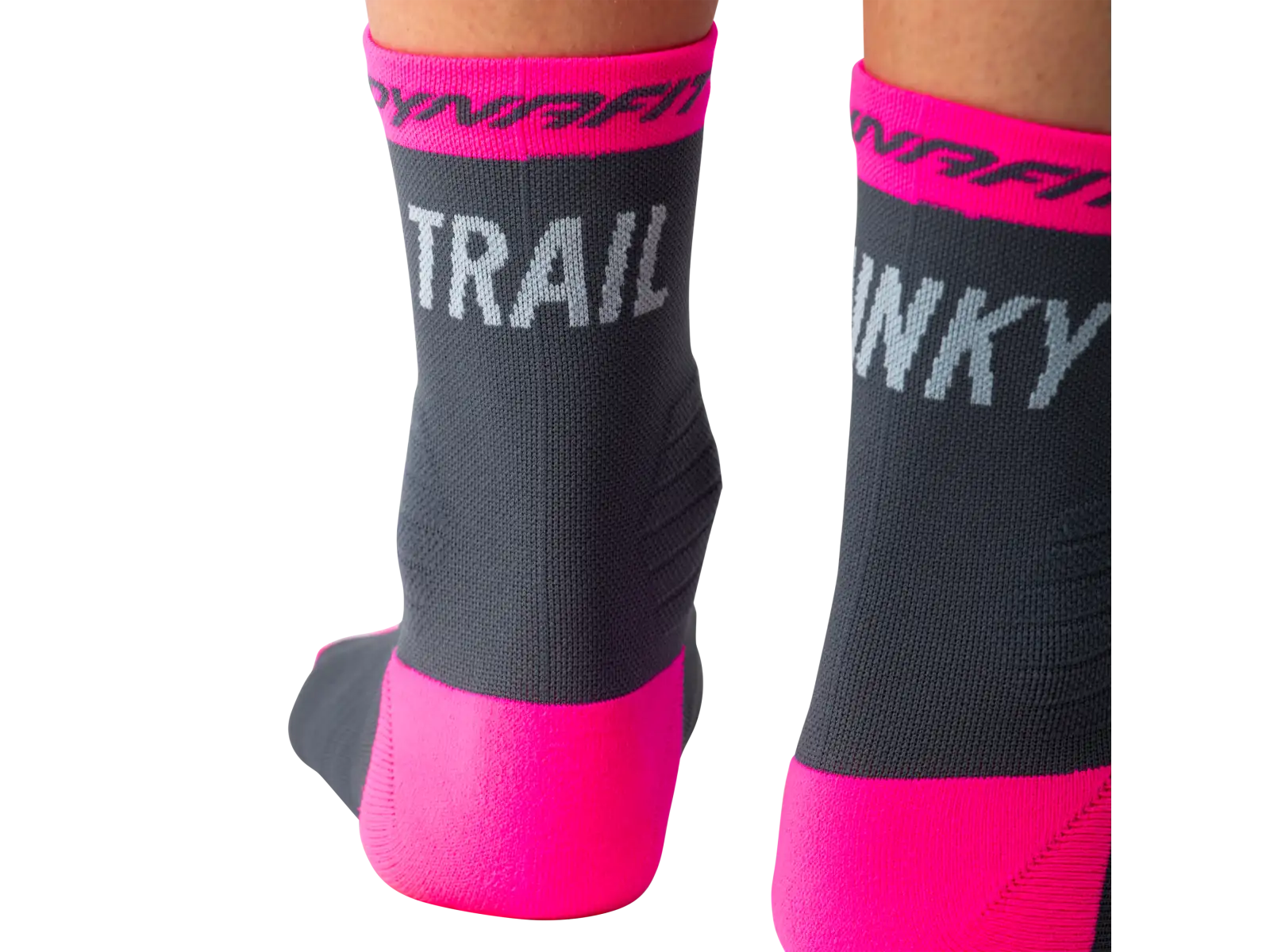 Dynafit Trail Mid bežecké ponožky Cinder/Pink Glo