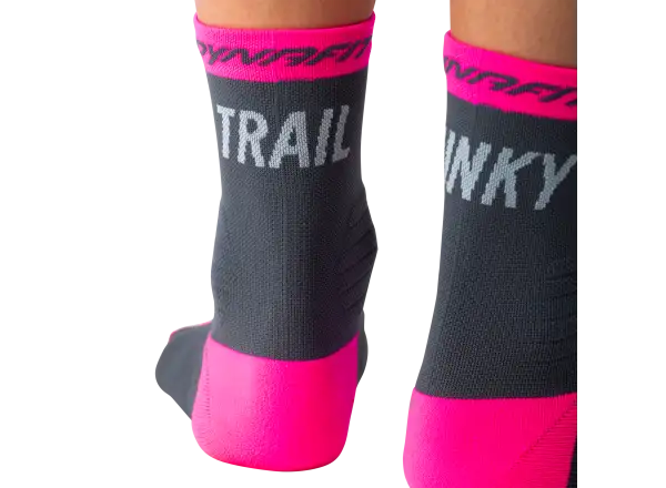Dynafit Trail Mid bežecké ponožky Cinder/Pink Glo