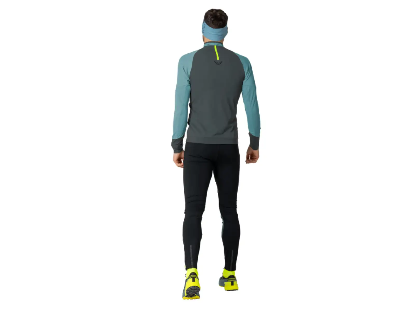 Dynafit Alpine 1/2 Zip Tee pánske tričko dlhý rukáv Smoke Blue