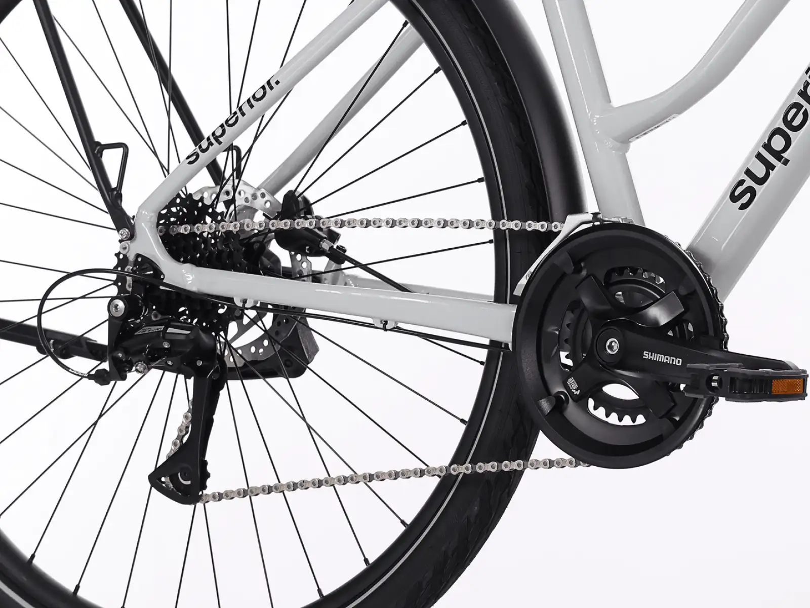 Superior Blox 6.2 T MS mestský bicykel Gloss Grey