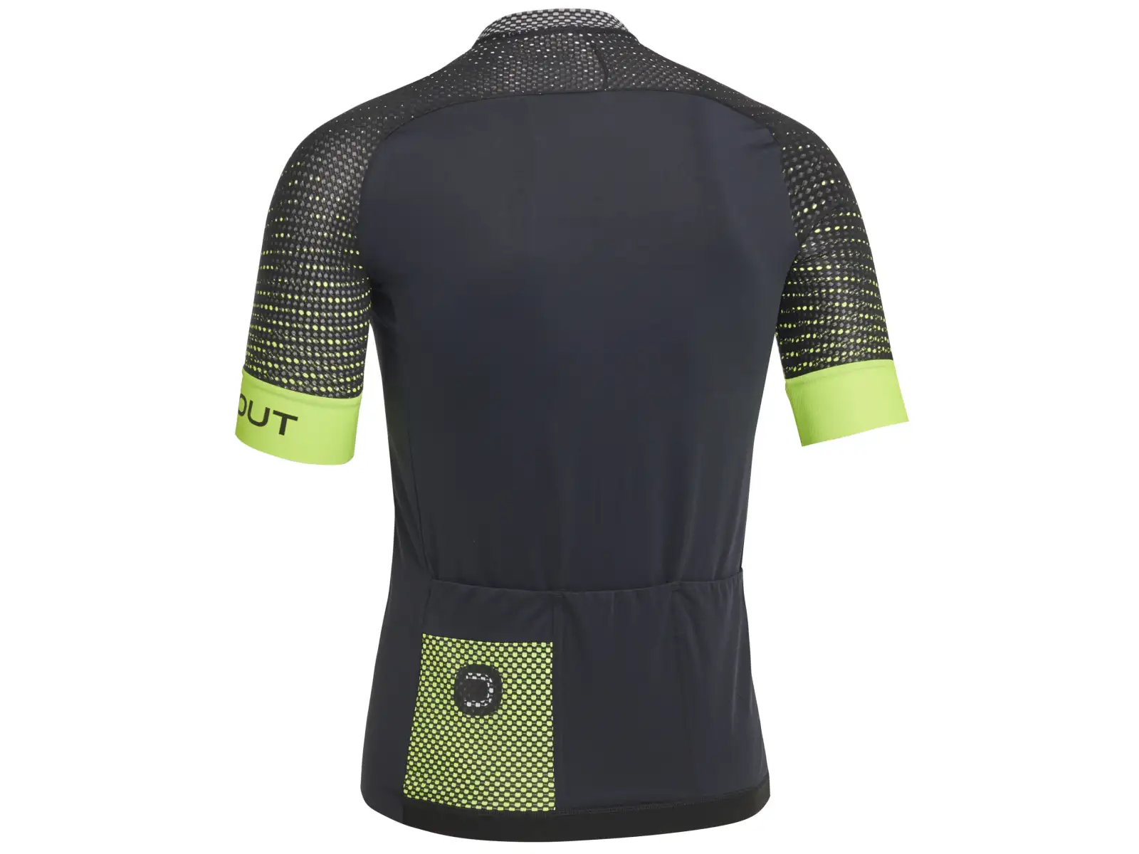 Dotout Hybrid pánsky dres krátky rukáv Black/Fluo Yellow