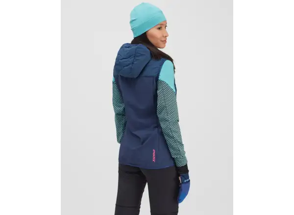 Silvini Polara dámska skialpová vesta Navy/Turquoise