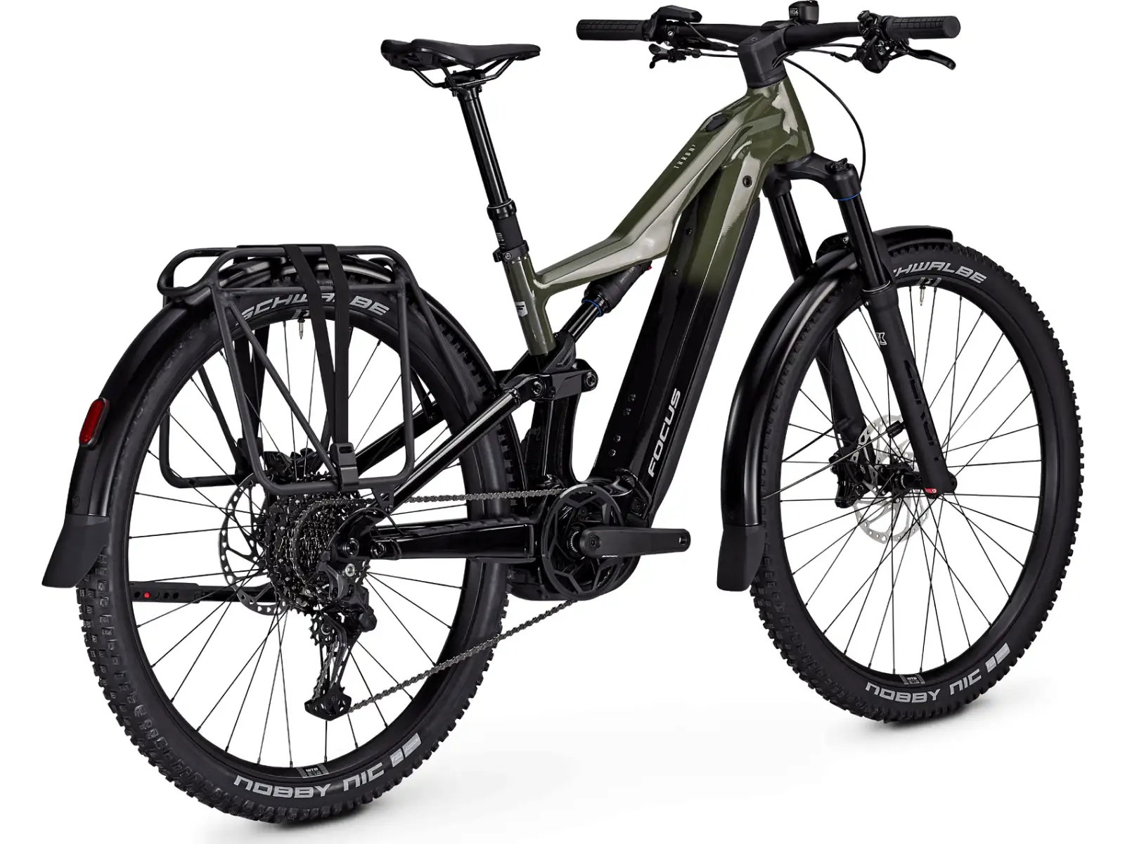 Focus Thron2 6.7 EQP horský elektrobicykel (800 Wh Urbangreen/Magicblack)