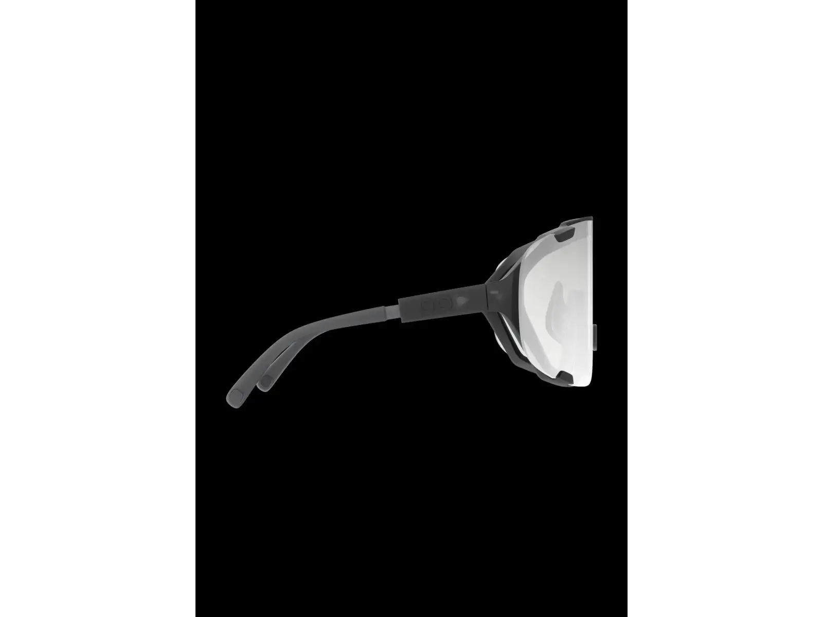 POC Devour WF Photochromic slnečné okuliare Translucent Black/Clarity Photochromic/Changeable Grey
