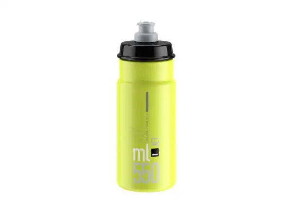 Fľaša Elite Jet 550 ml Yellow Fluo/Black Logo