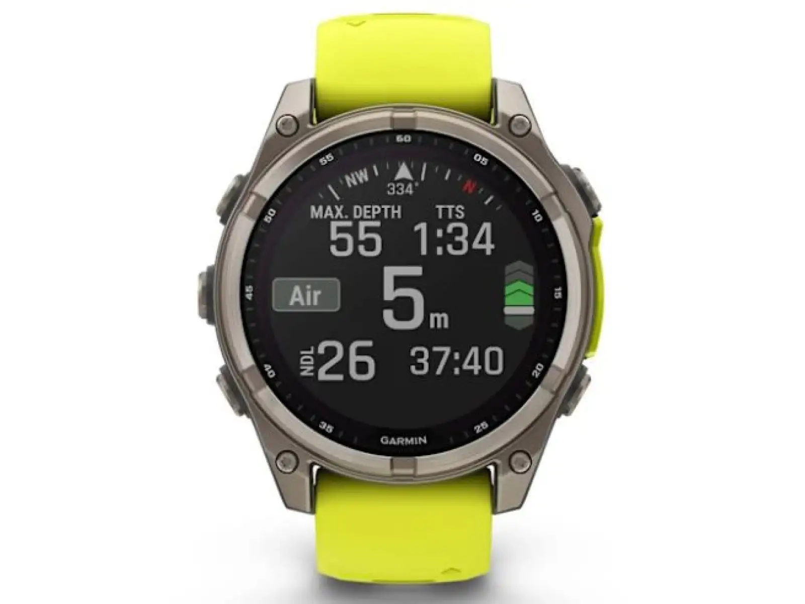 Garmin fenix 8 - 47 mm Solar Sapphire inteligentné hodinky Titanium Yellow/Graphite