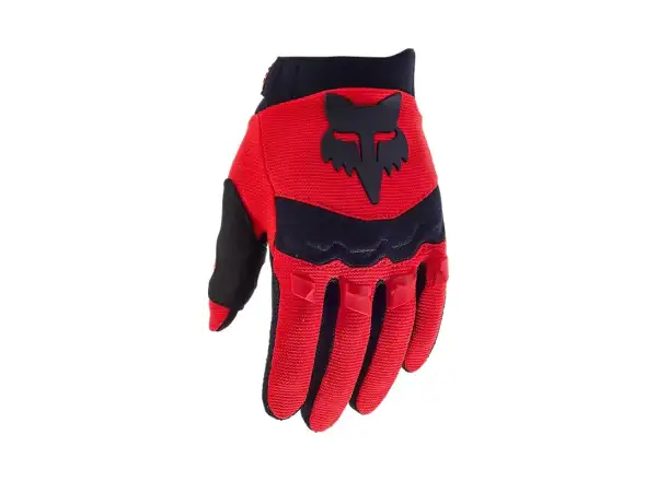 Fox Dirtpaw Youth detské rukavice Fluorescent Red