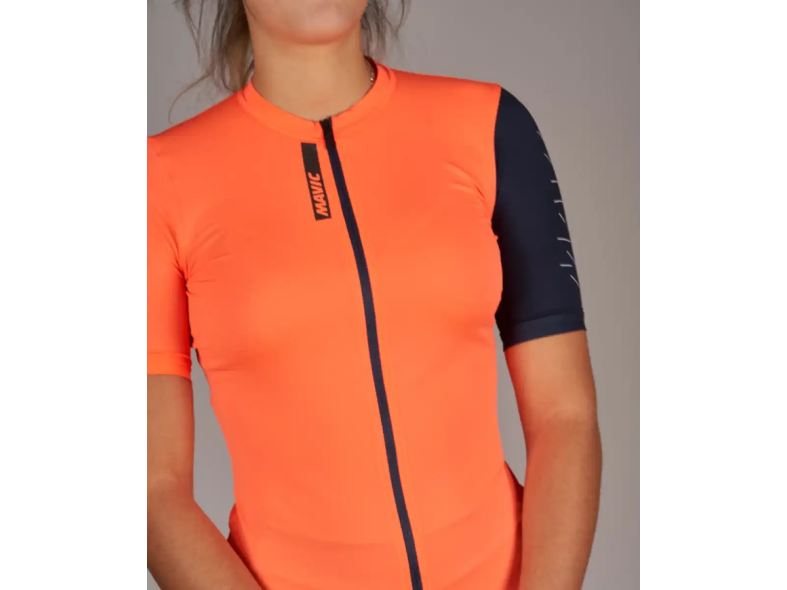 Mavic Essential dámsky dres krátky rukáv Coral/Deep Blue