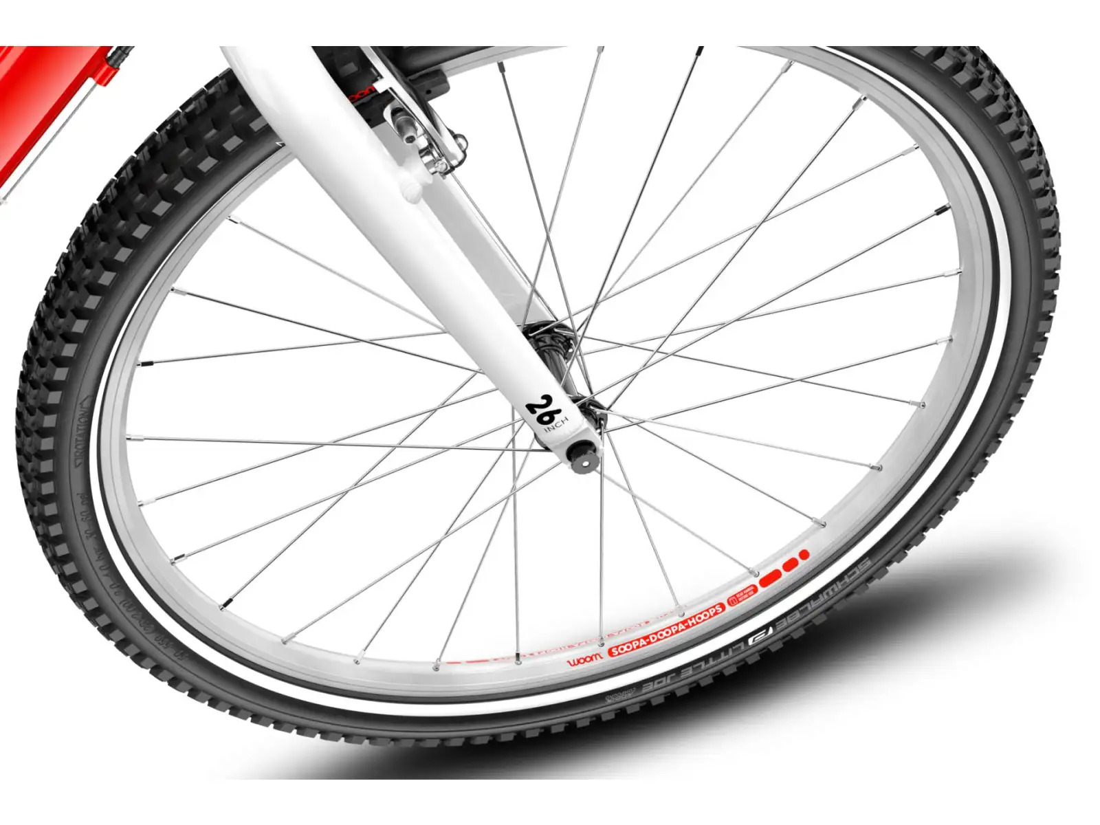 Woom 6 Red 26 detský bicykel
