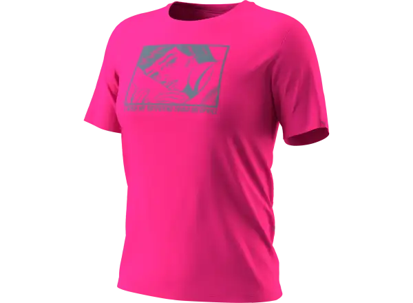 Dynafit Graphic Cotton dámske tričko krátky rukáv Nimbus/First Track