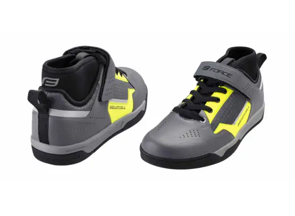 Force Downhill pánske MTB tenisky grey/fluo