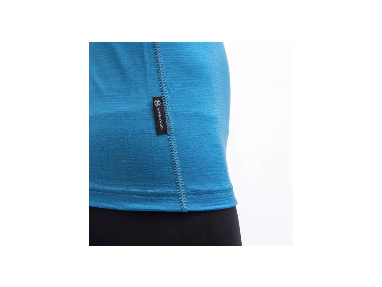 Sensor Merino Impress dámske tričko krátky rukáv modrá/Universe