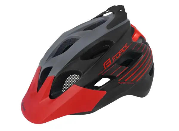 Force Raptor MTB prilba čierna/červená