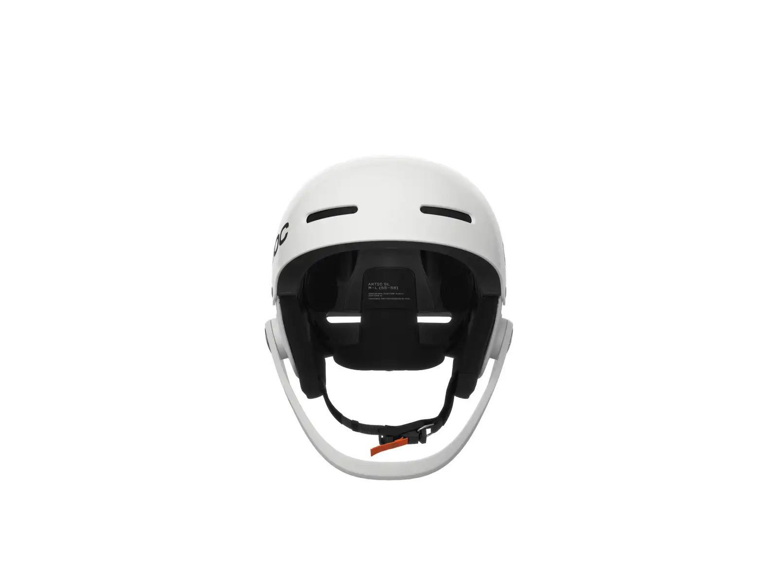 POC Artic SL MIPS lyžiarska prilba Hydrogen White/Fluorescent Orange