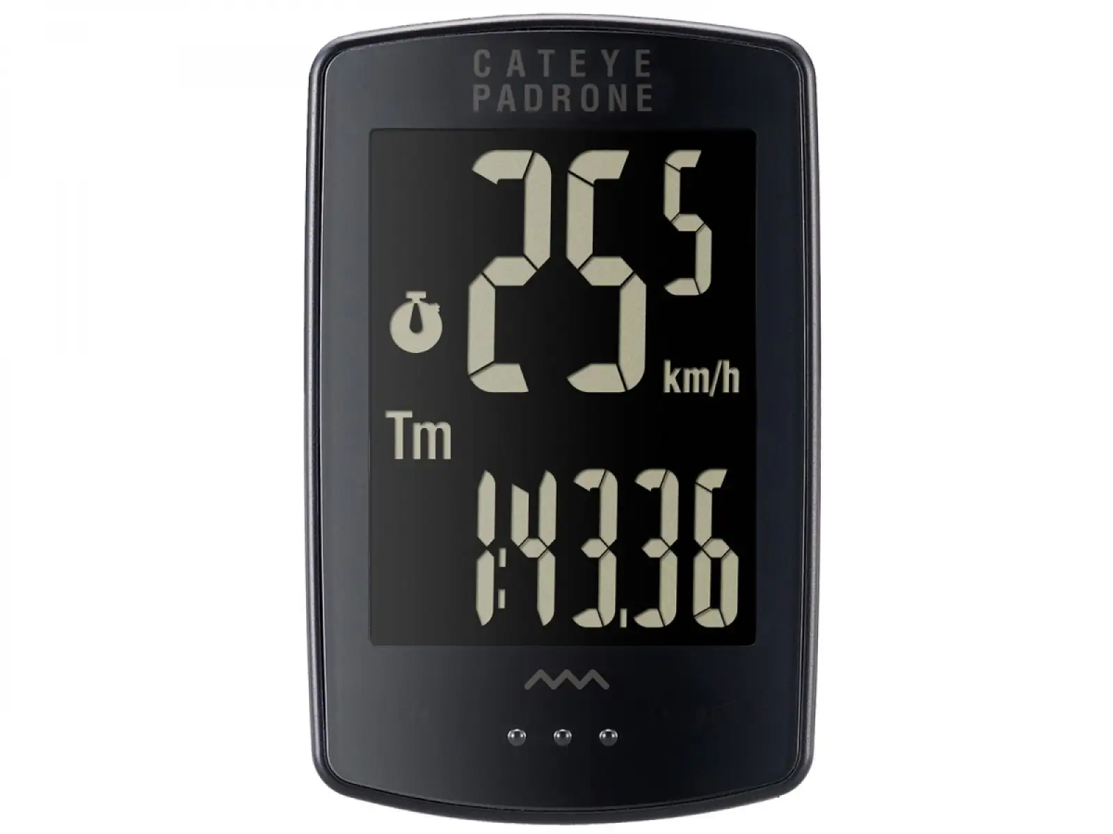 CatEye Padrone PA100W + OF100 computer čierna-Stealth