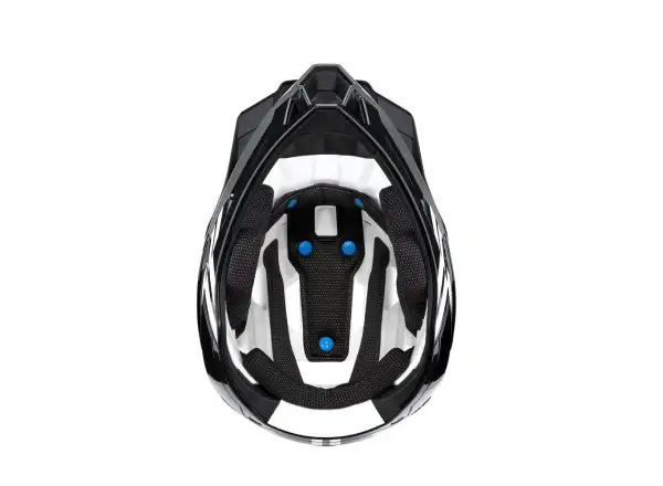 100% Trajecta w/Fidlock prilba Black/White