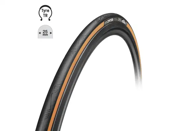 Tufo Comtura Prima TR 25 25-622 cestný plášť kevlar čierna/béžová