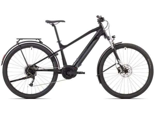 Rock Machine Torrent e50-29 B trekingové elektrokolo Touring/Gloss Black/Grey