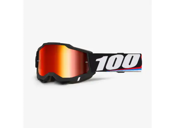 100% Accuri 2 zjazdové okuliare Magnus/Red Mirror Lens