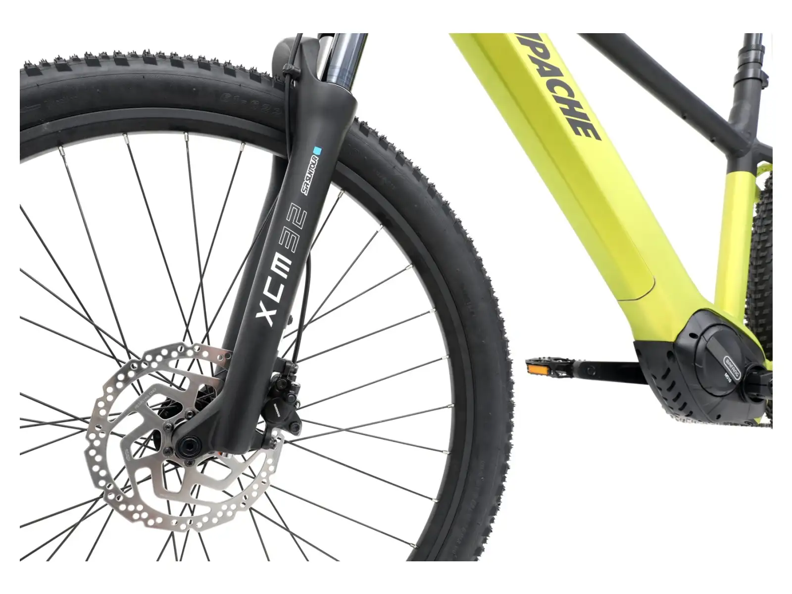 Apache Hawk 1 MX 720 Wh horský elektrobicykel fluo žltá