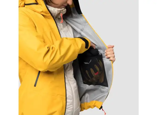 Salewa Ortles Gore-Tex 3L dámska bunda gold