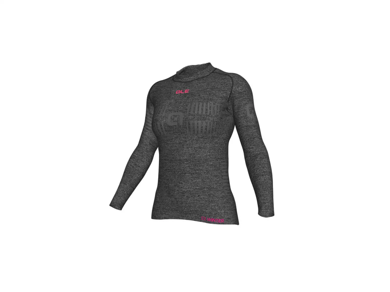 Alé Seamless Wool dámske funkčné tričko dlhý rukáv šedá