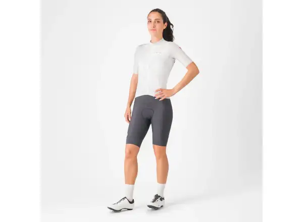 Castelli Prima 2 dámske kraťasy s vložkou Dark Gray/Pool Blue