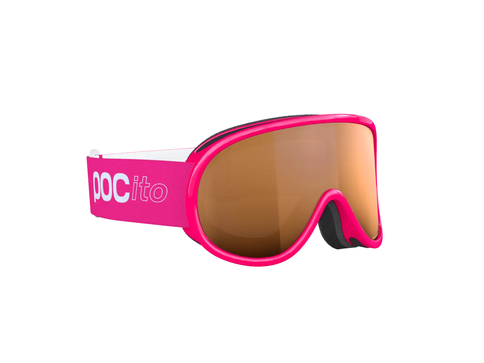 POC POCito Retina detské lyžiarske okuliare Fluorescent Pink/Partly Sunny Light Orange