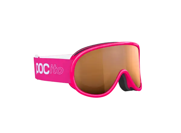 POC POCito Retina detské lyžiarske okuliare Fluorescent Pink/Partly Sunny Light Orange