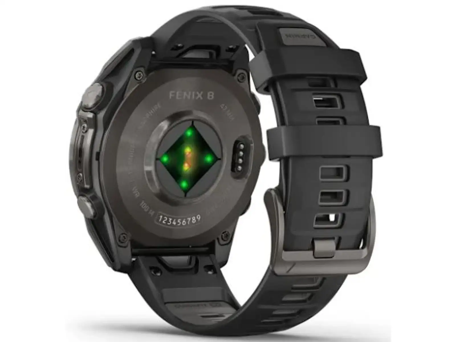fenix® 8 - 47 mm, AMOLED, Safír, Uhlová šedá DLC titanová s čiernou/šedou.