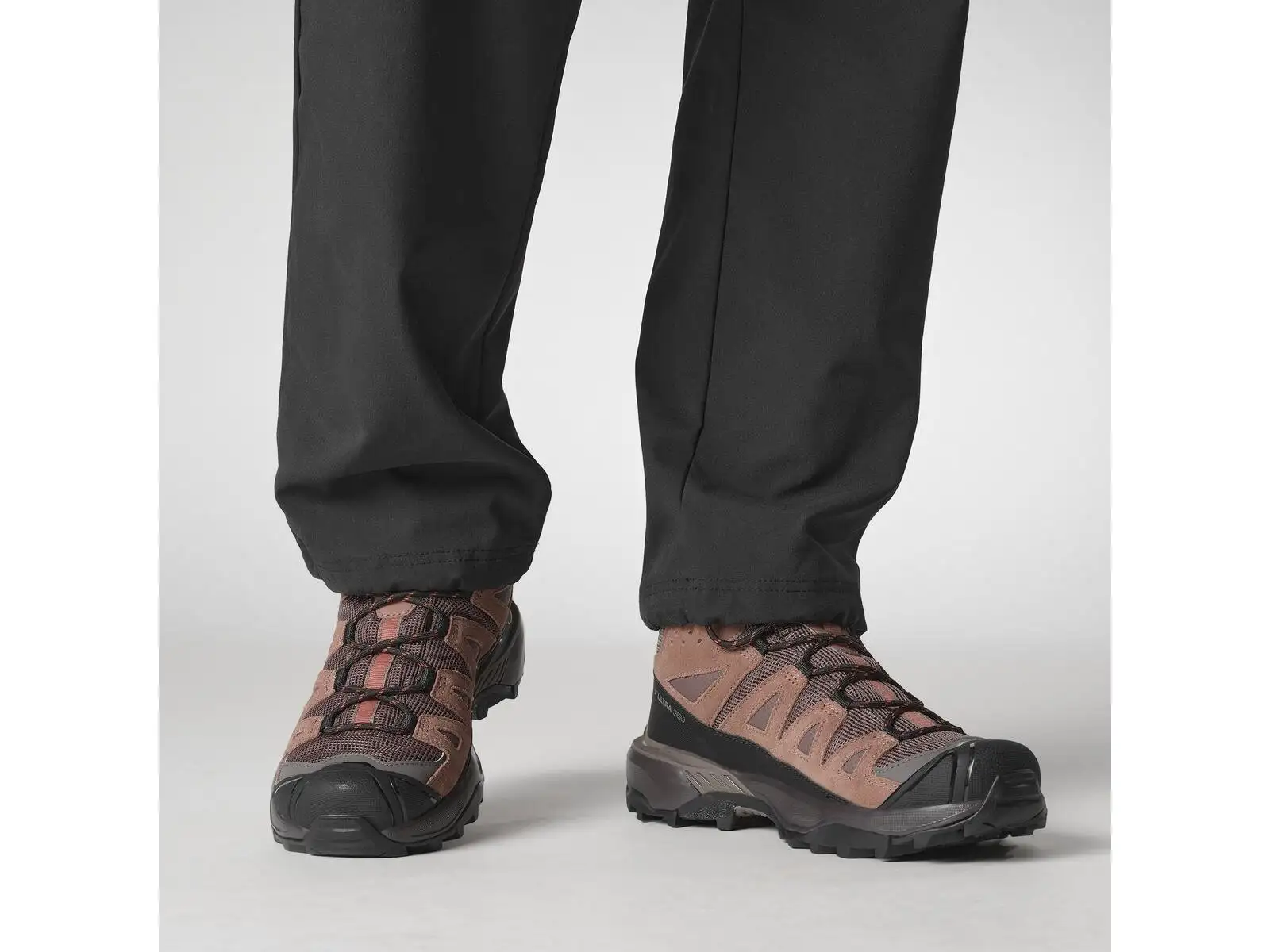 Salomon X Ultra 360 LTR MID GTX dámska turistická obuv Peppercorn/Cognac/Hot Coral
