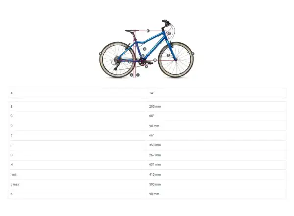 Academy Grade 2 detský bicykel 14" žltá