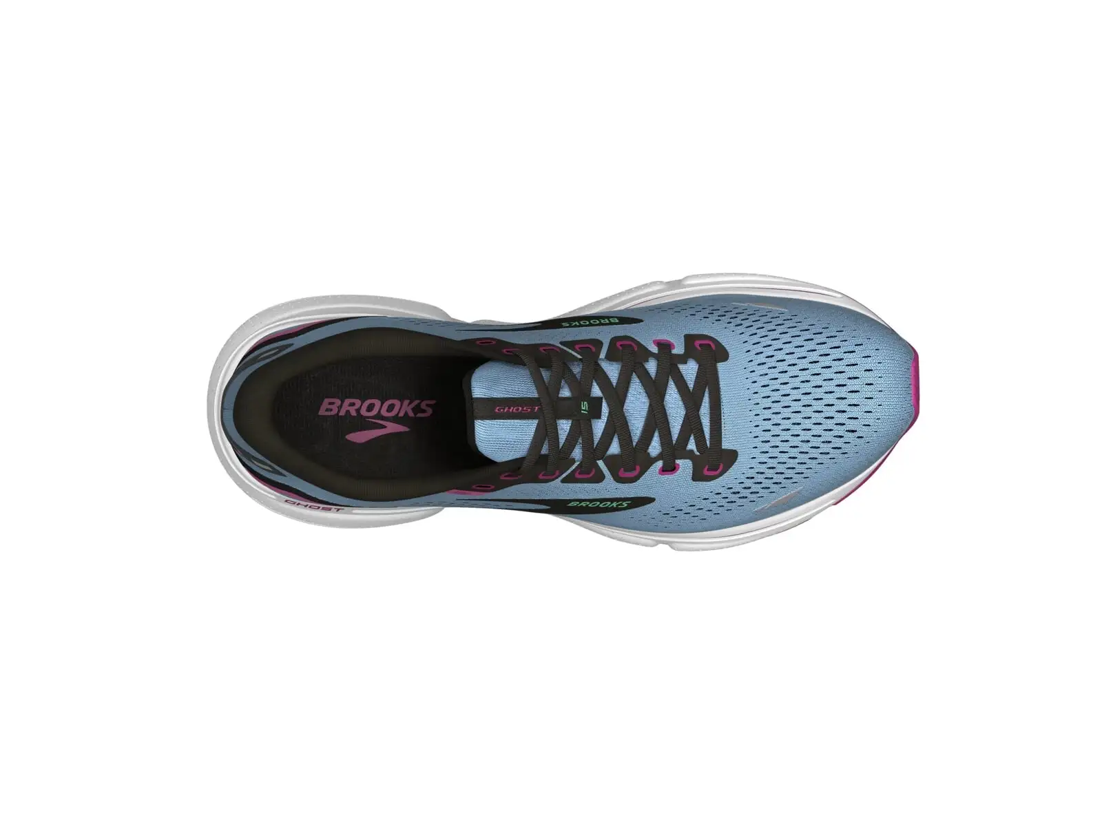Brooks Ghost 15 dámske bežecké topánky modrá.