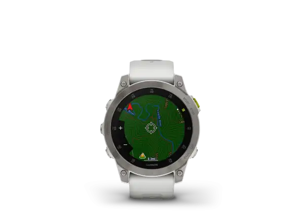 Garmin epix Gen 2 Sapphire Edition smart hodinky Titanium/White