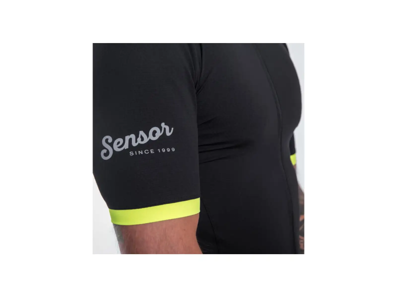 Sensor Cyklo Coolmax Classic pánsky dres s krátkym rukávom True Black