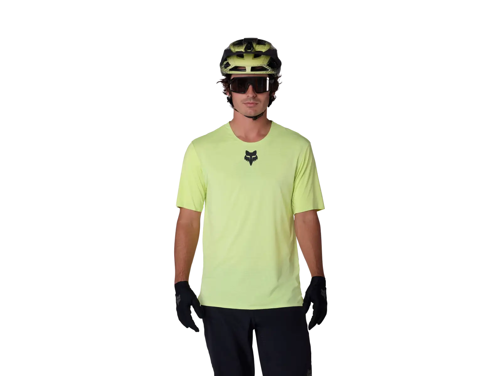 Fox Flexair pánsky dres krátky rukáv Lime