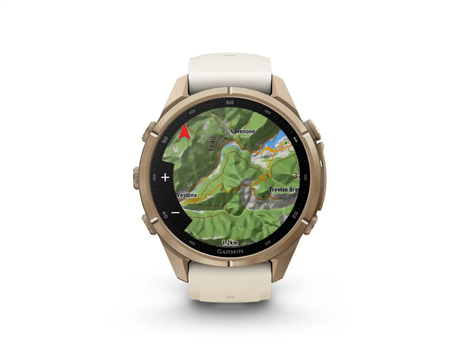 Garmin fenix 9 Pro inReach 43 mm inteligentné hodinky Autumn gold titanium/Cream/french gray