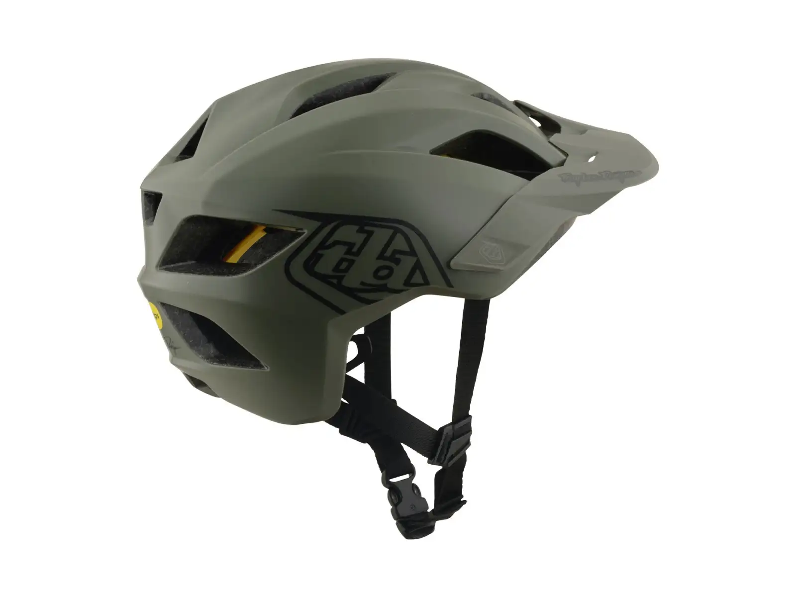 Troy Lee Designs Youth Flowline MIPS detská prilba Point Army/Phantom