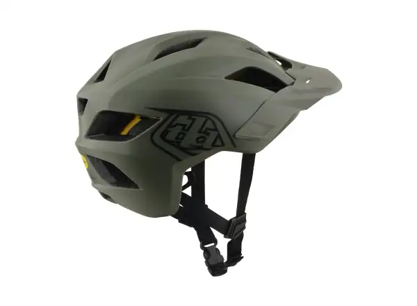 Troy Lee Designs Youth Flowline MIPS detská prilba Point Army/Phantom