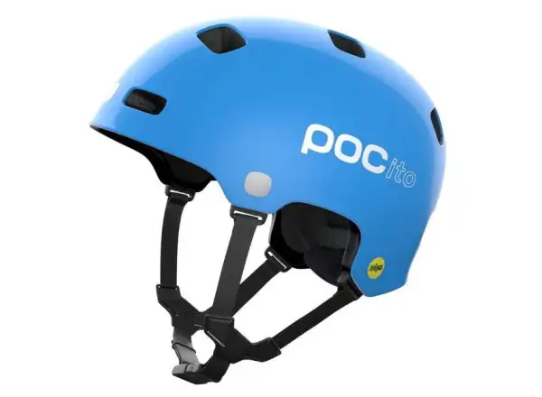 POC POCito Crane MIPS detská prilba Fluorescent Blue