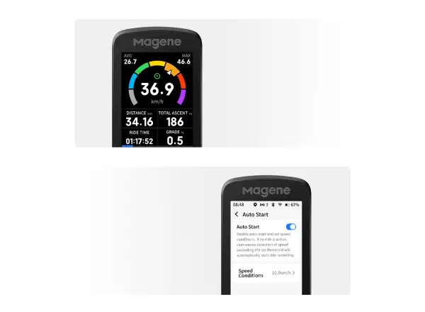 Magene C606 V2 GPS cyklopočítač